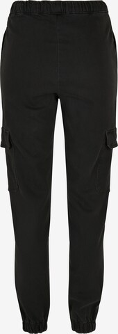 Urban Classics Tapered Cargobroek in Zwart