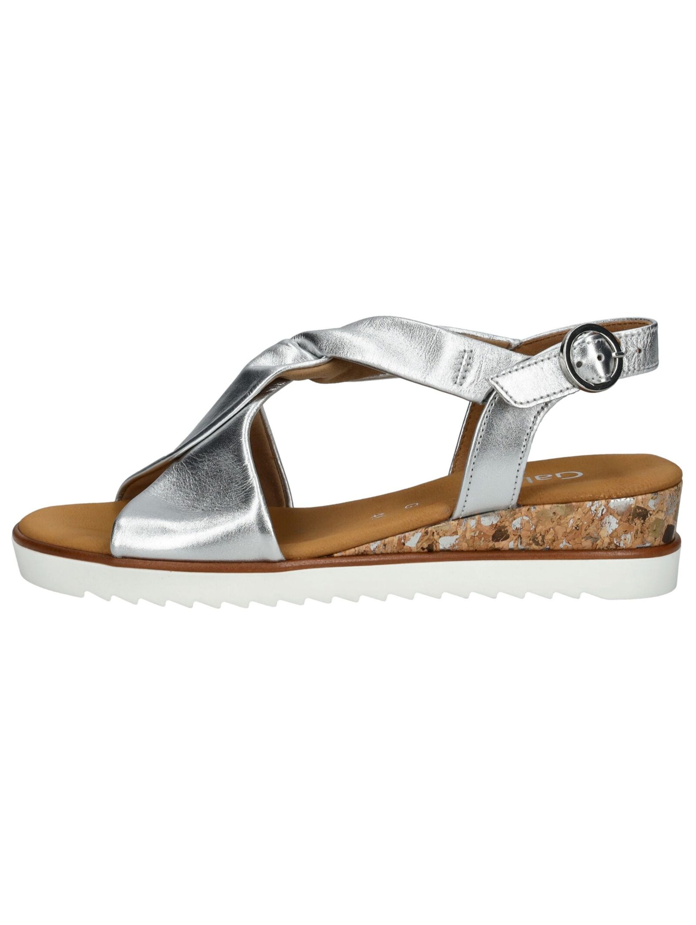 GABOR Strap Sandals in Silver
