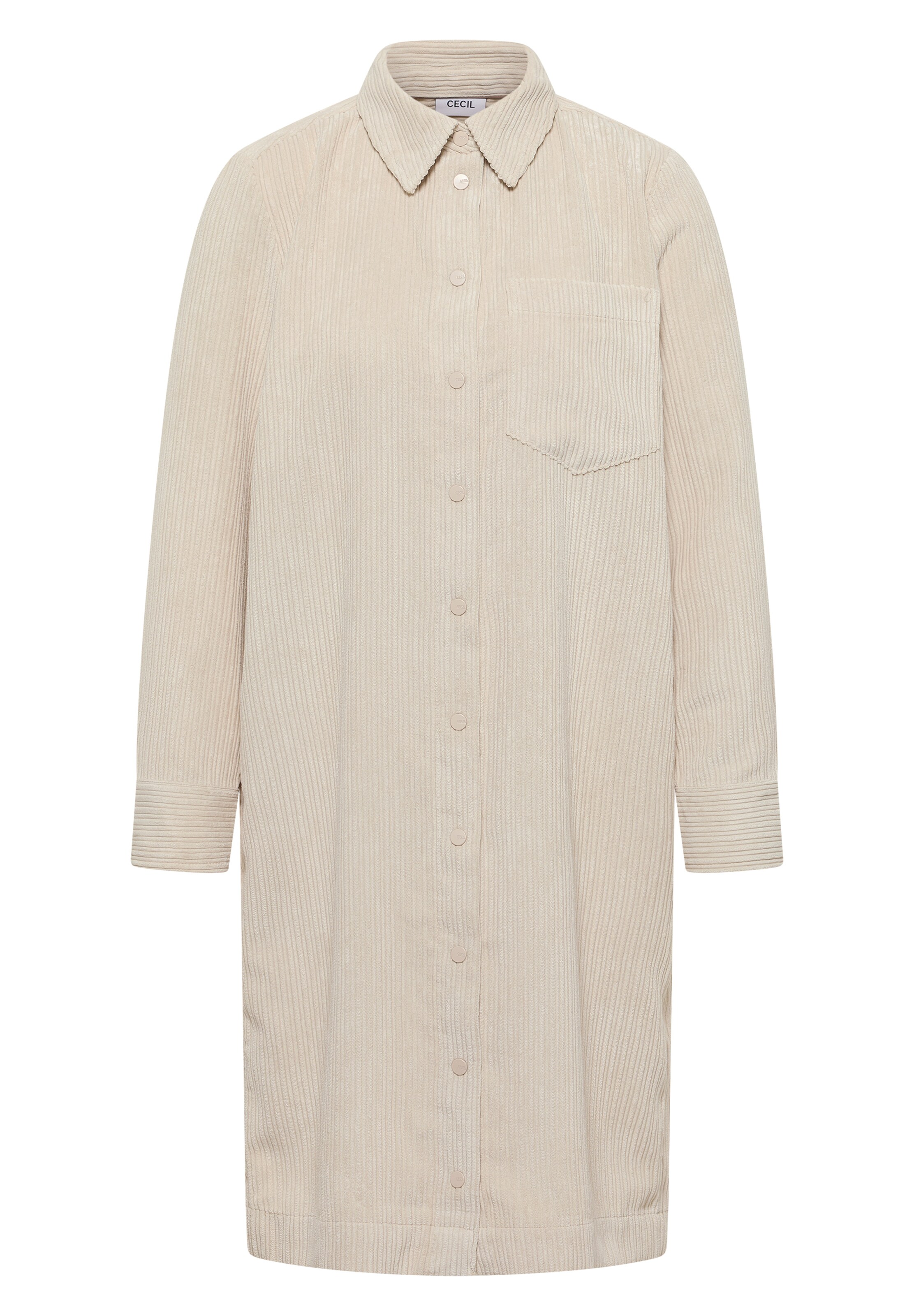 CECIL Kleid in Beige: Vorderseite