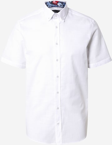 bugatti Regular fit Button Up Shirt in White: front
