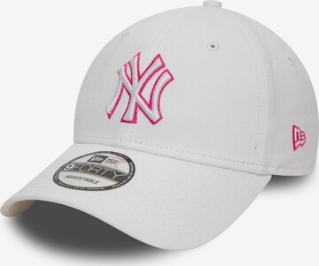 NEW ERA Cap 'TEAM OUTLINE 9FORTY NEYYAN' in White: front