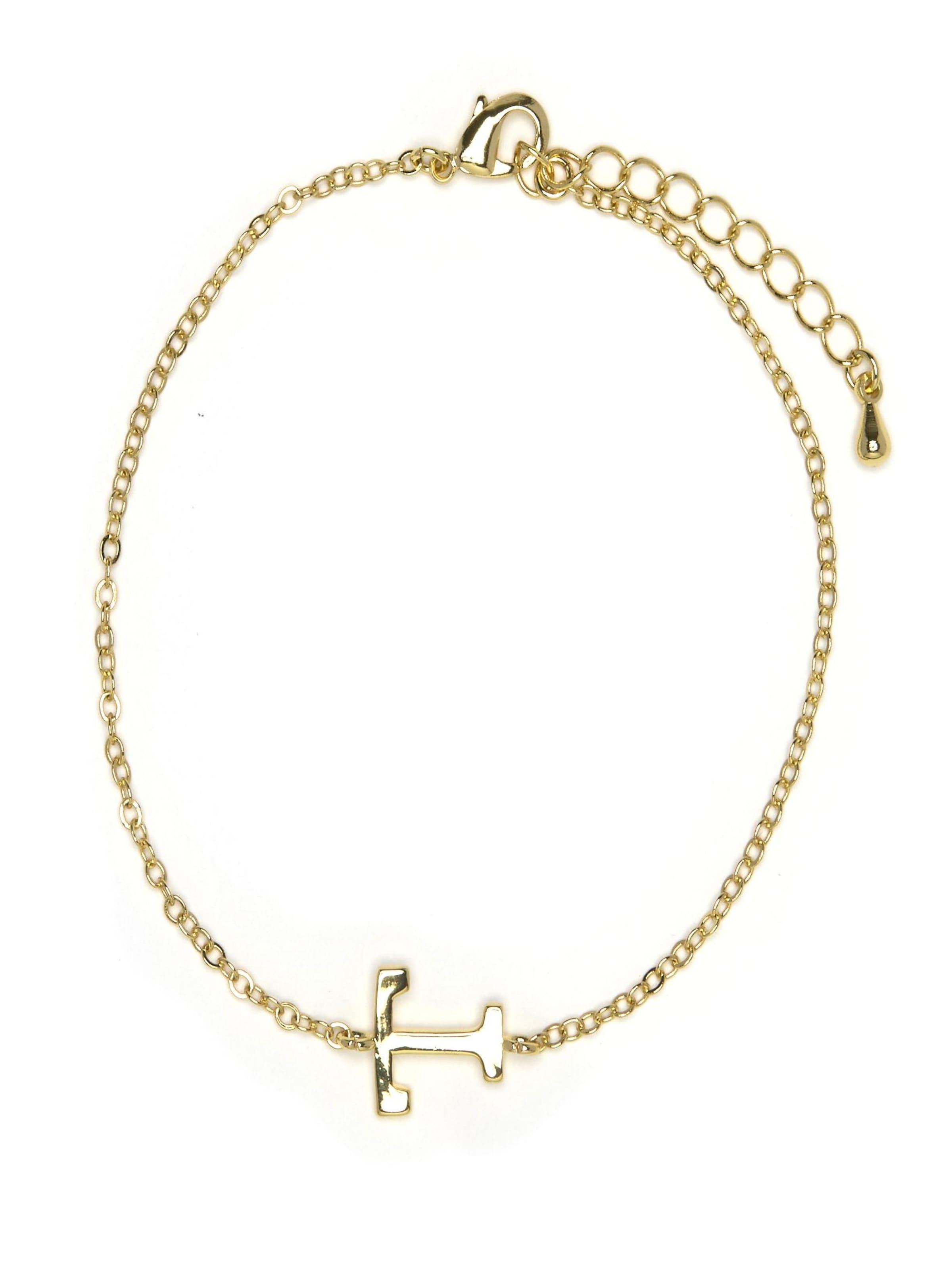 Braccialetto 'Alphabet T' di Luxenter in oro