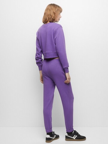 Pull&Bear Sweatsuit in Purple