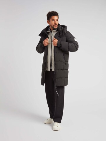 Manteau d’hiver 'EZ Boxed Matt' JACK1T en noir