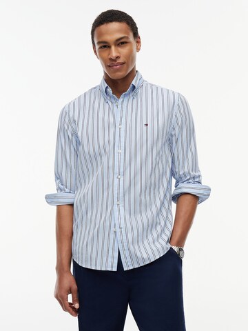 TOMMY HILFIGER Regular fit Overhemd 'Flex' in Blauw: voorkant