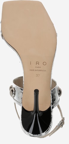 IRO Sandalen met riem in Zilver