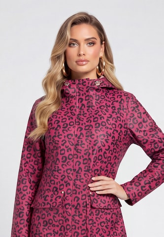 Manteau fonctionnel faina en rose