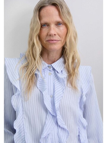 Scalpers Блуза в синьо