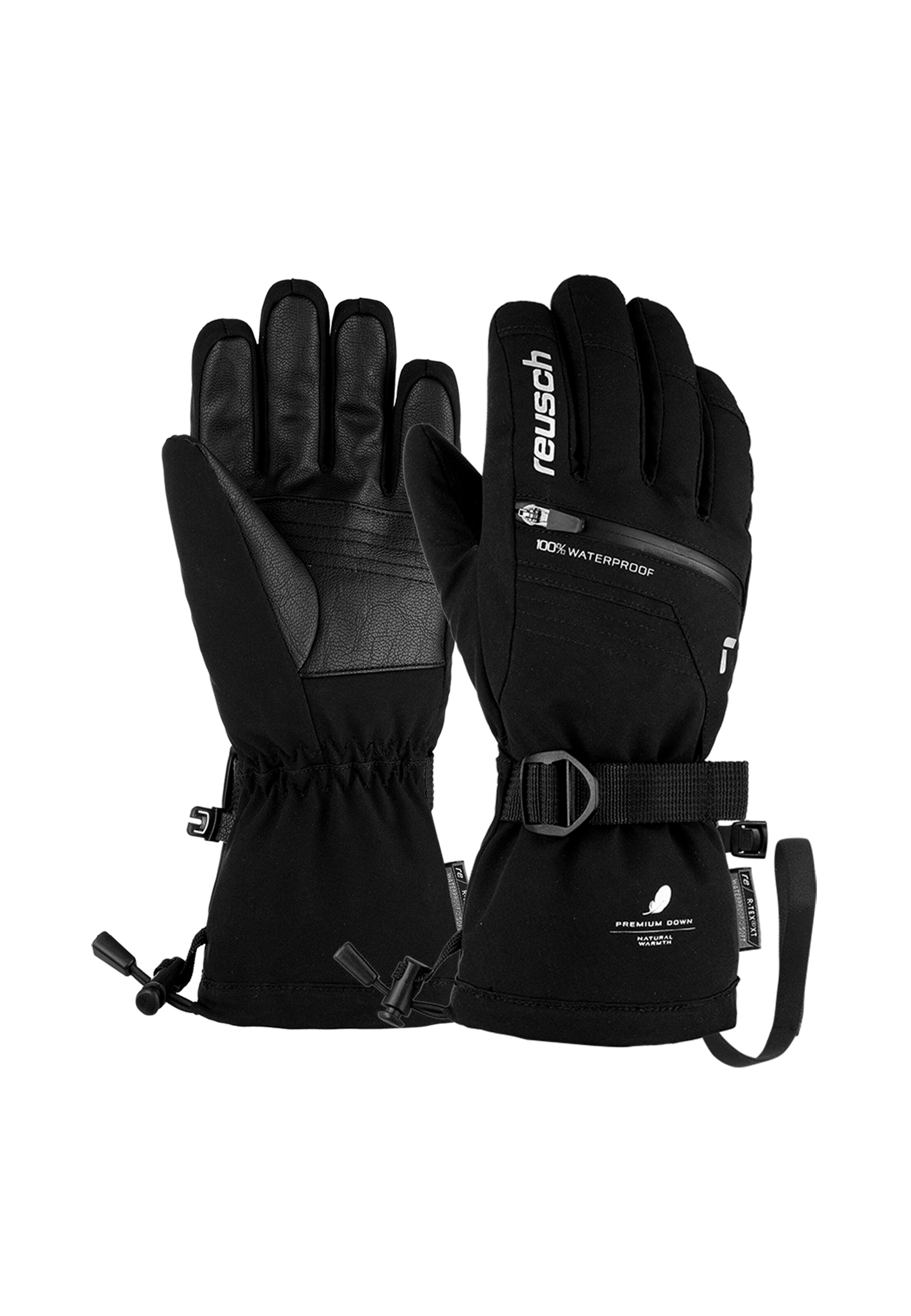 REUSCH Fingerhandschuhe 'Lando R-TEX® XT' in Schwarz: Vorderseite