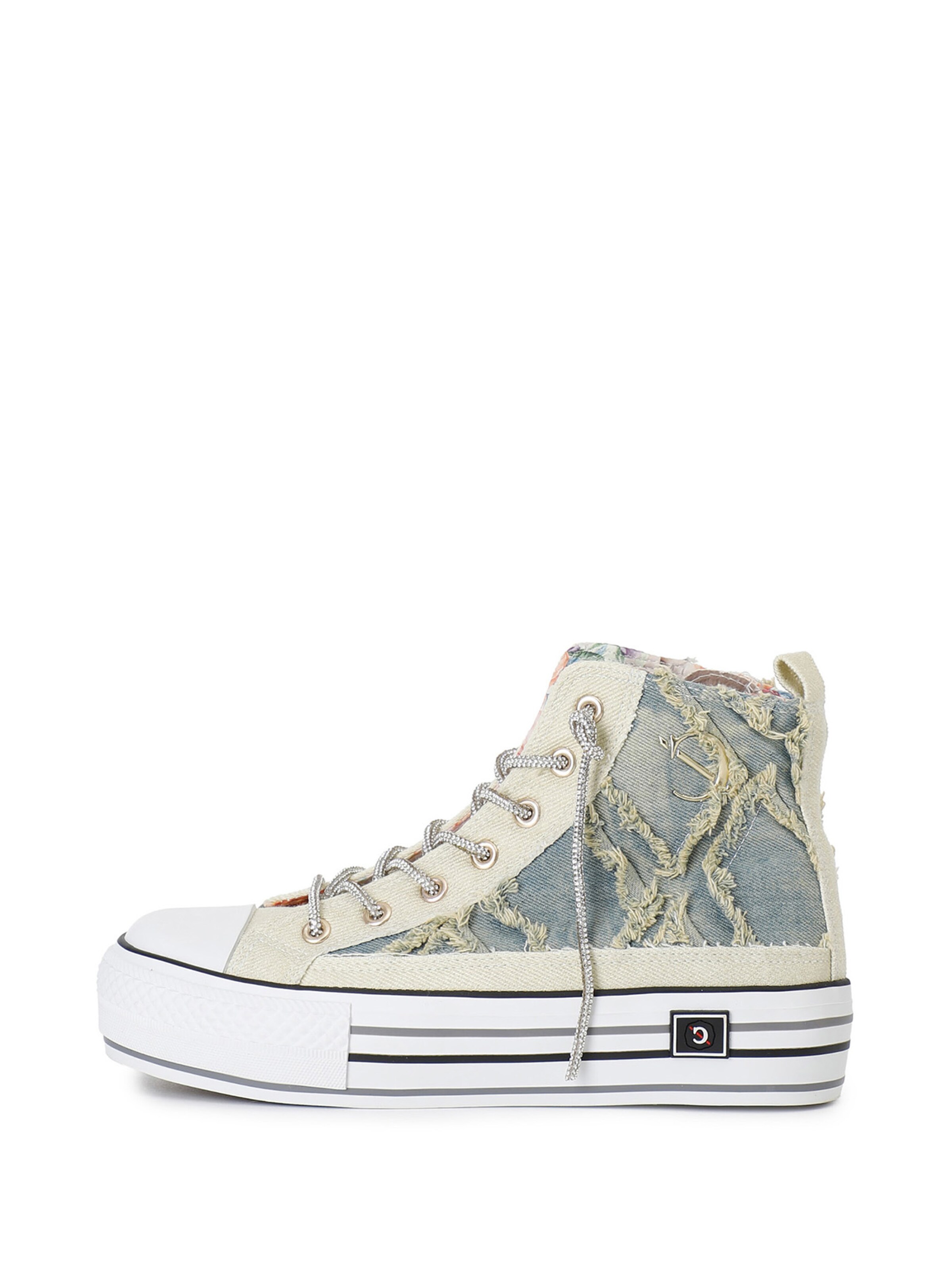 CAFè NOIR Sneakers laag in Blauw: voorkant