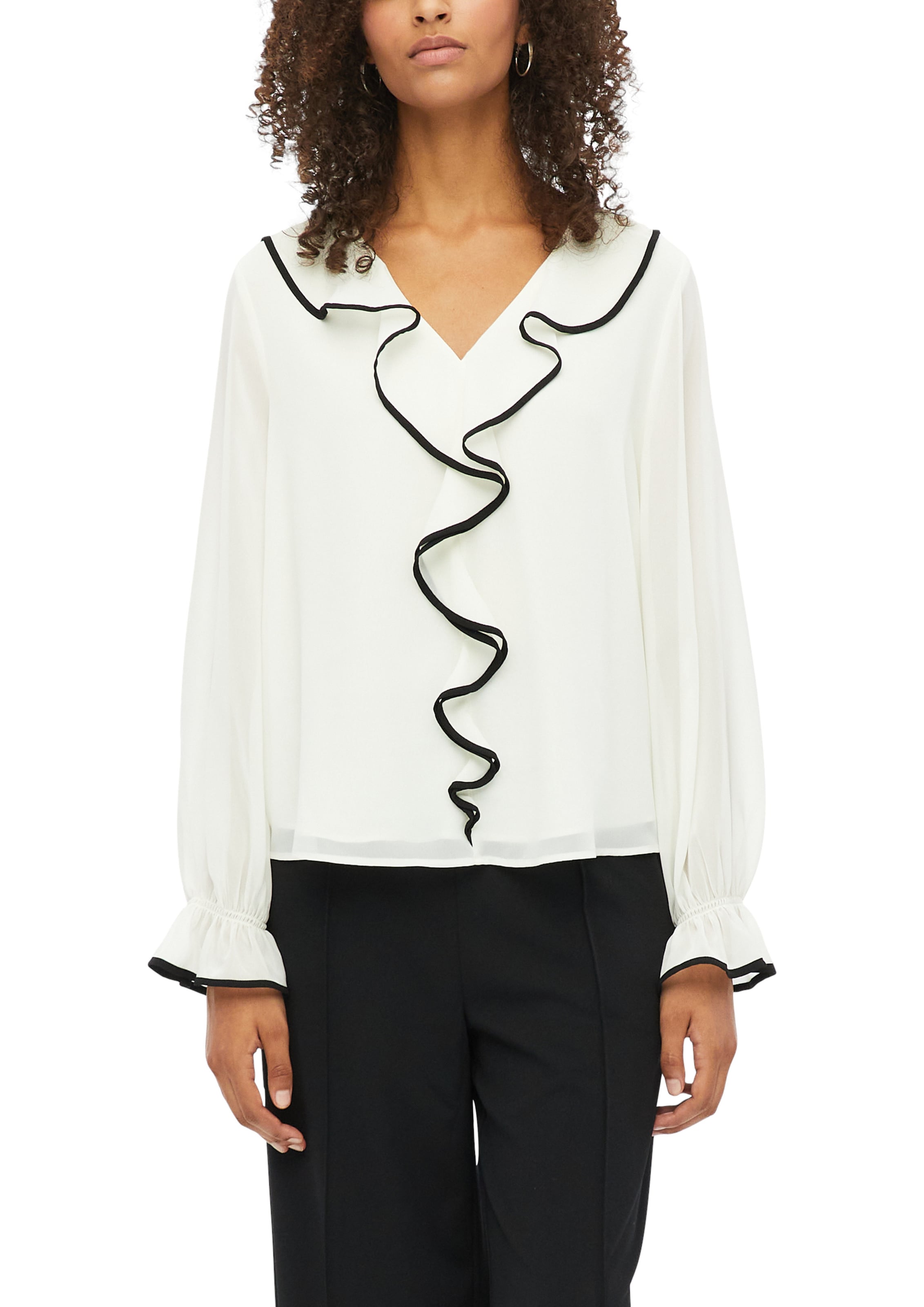s.Oliver Blouse in Beige: voorkant