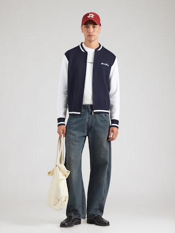 GUESS JEANS Kardigan – modrá