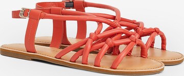 TOMMY HILFIGER Sandalen met riem in Rood