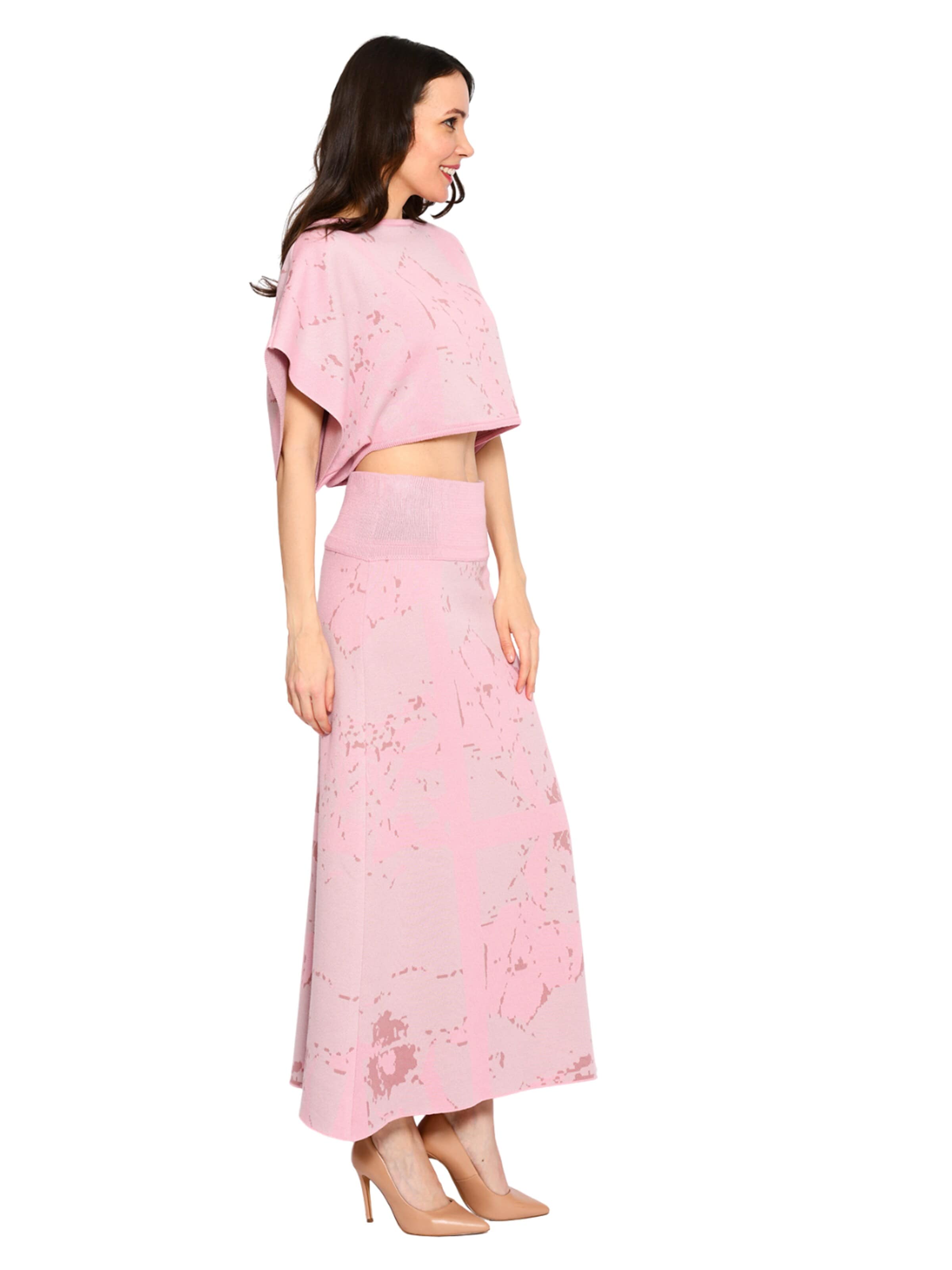 Csillag Zsuzsi Top 'Rome Sleeve'‌ in Pink