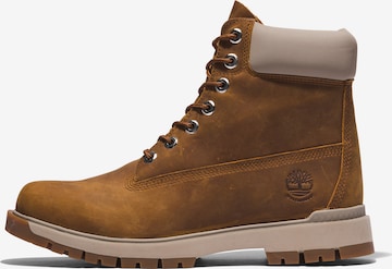 Boots stringati di TIMBERLAND in marrone: frontale