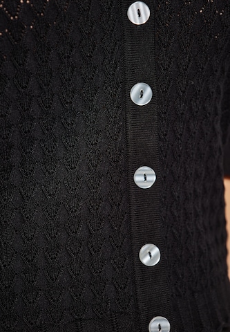 Usha Knit Cardigan in Black