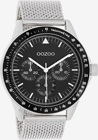 OOZOO Analog Watch in Black: front