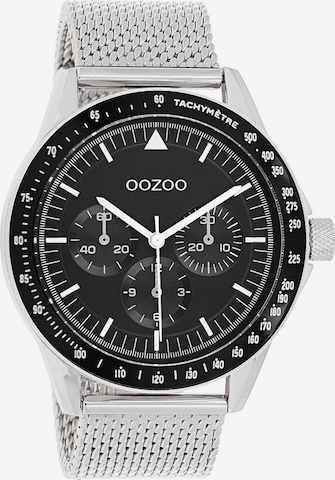 OOZOO Analog Watch in Black: front