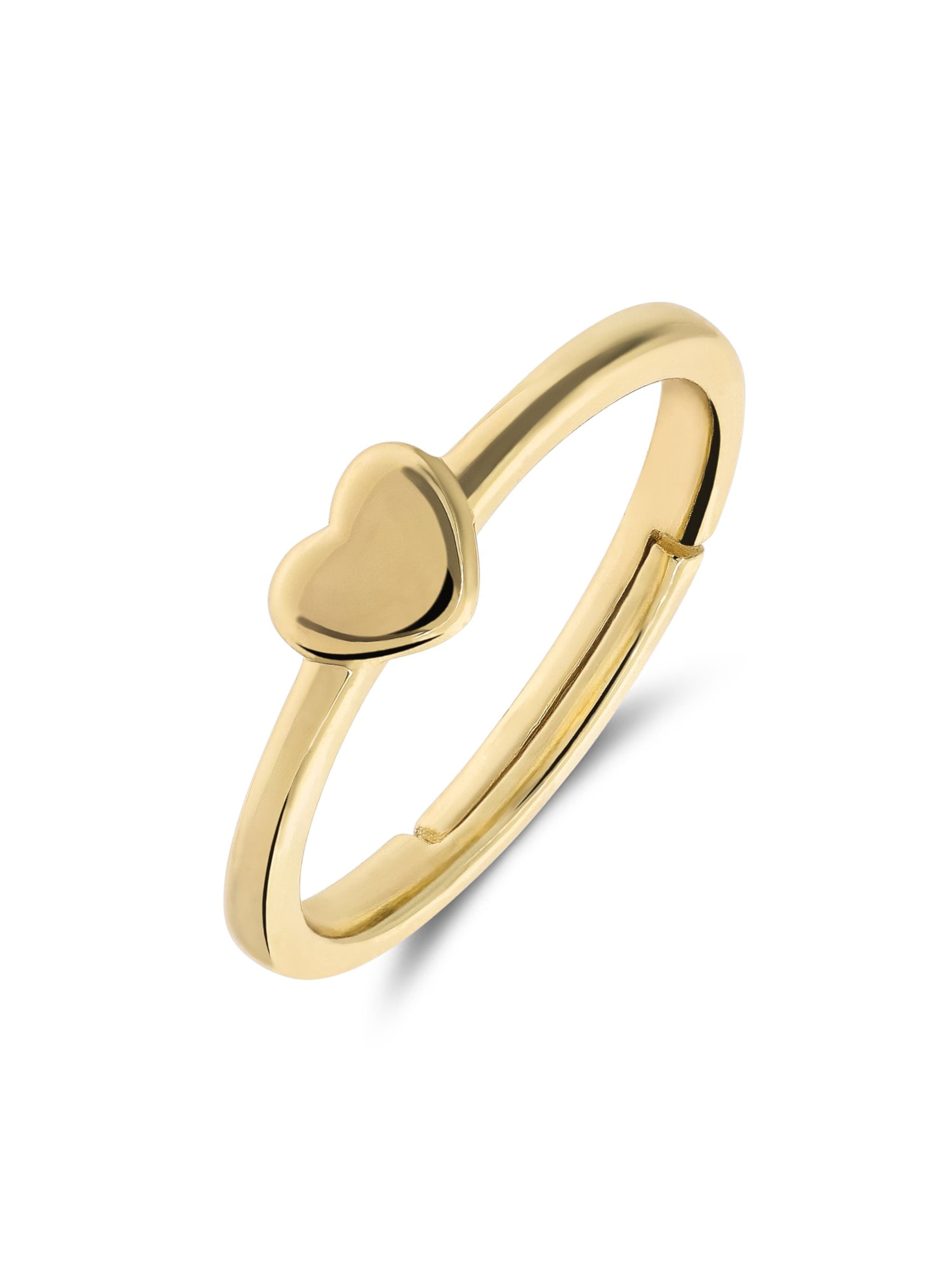 Lucardi Ring in Gold: Vorderseite
