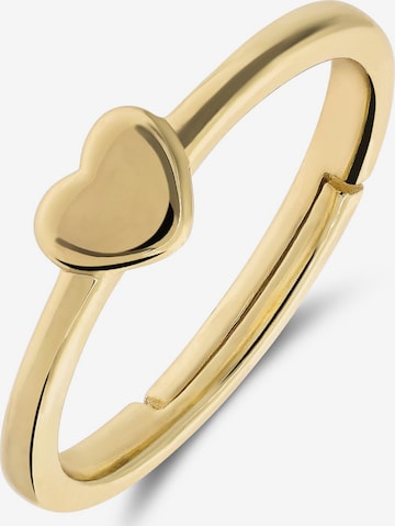 Lucardi Ring in Gold: Vorderseite