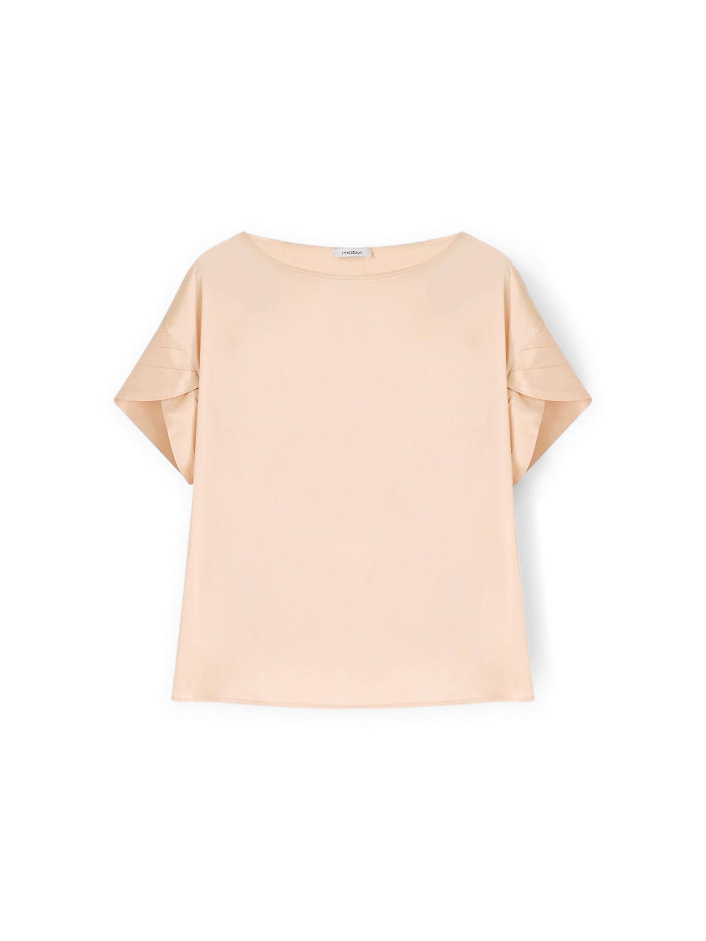 MOTIVI Blouse in Beige: front