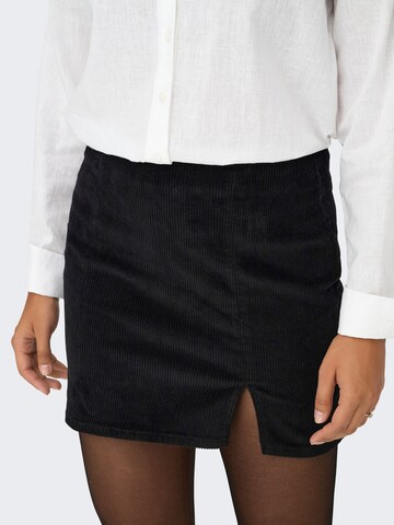 Jupe 'ONLLENI-GLOBAL' ONLY en noir : devant