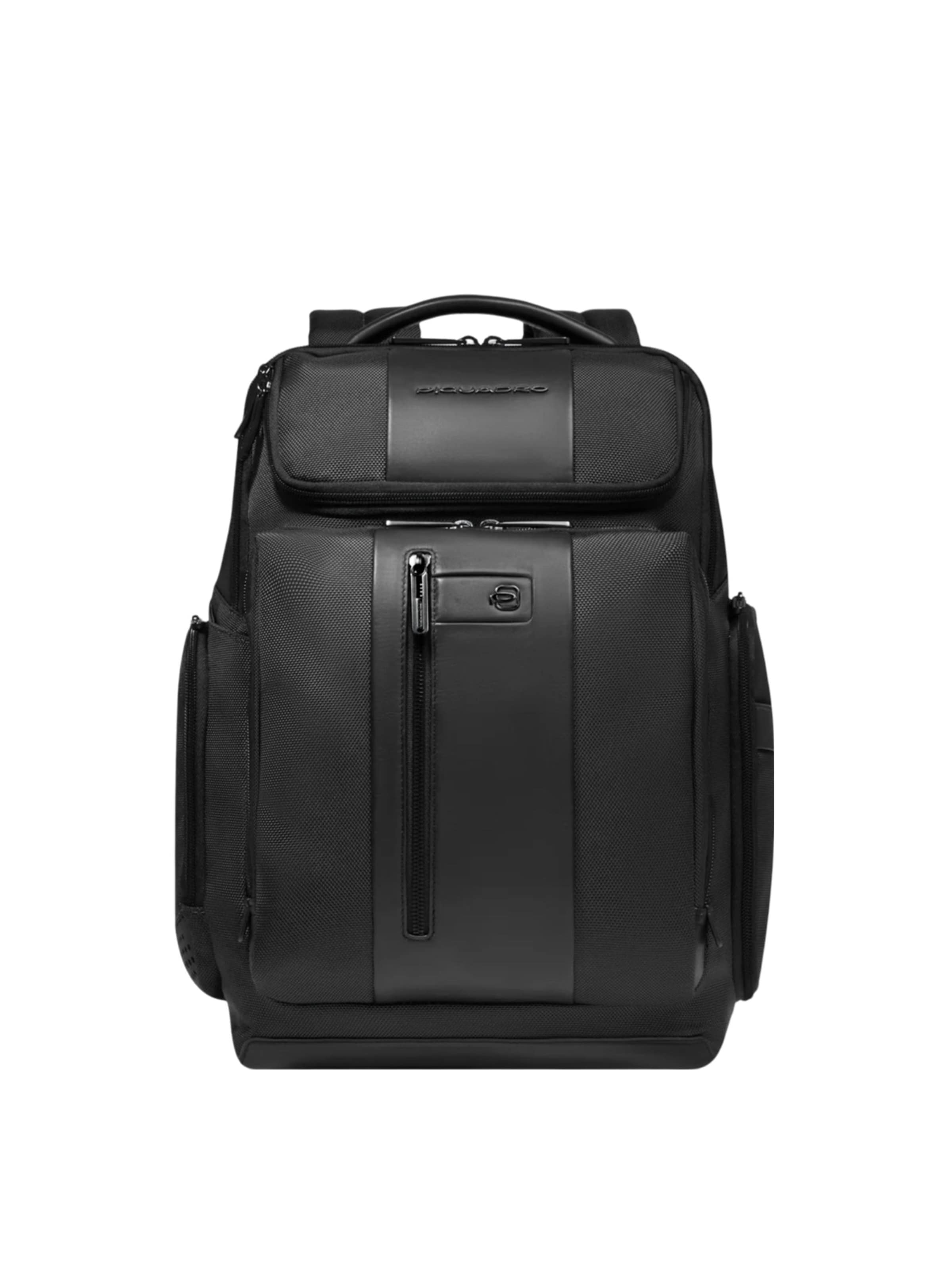 Sac à dos Piquadro en noir : devant