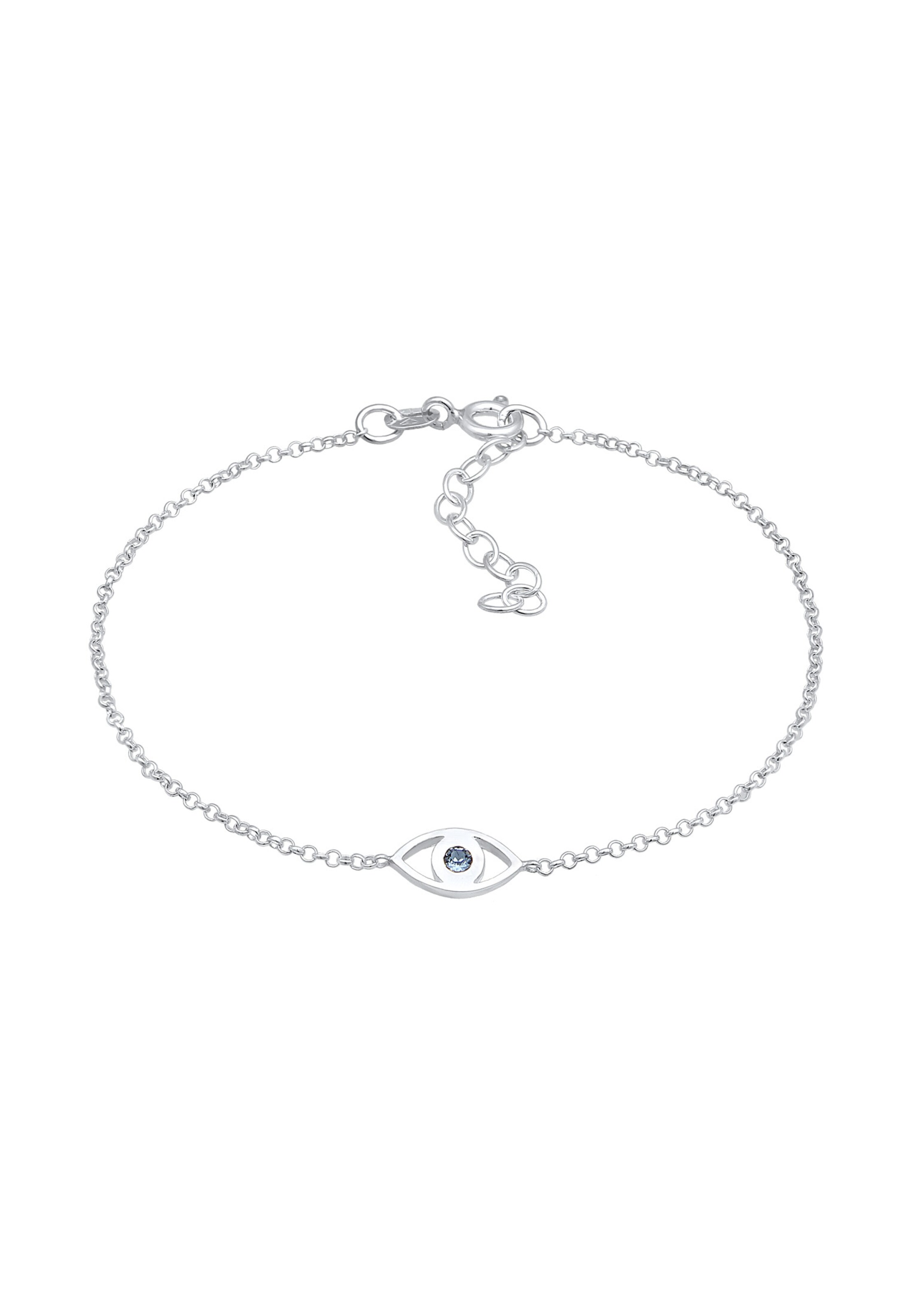 ELLI Bracelet 'Evil Eye' in Silver: front