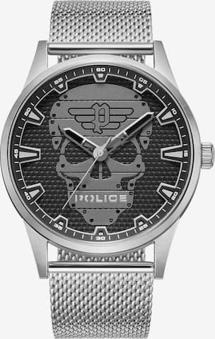 POLICE Analoog horloge 'RISSINGTON' in Zilver: voorkant