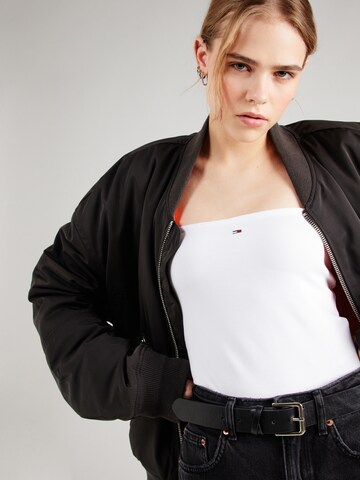 Tommy Jeans - Top 'ESSENTIAL' em branco