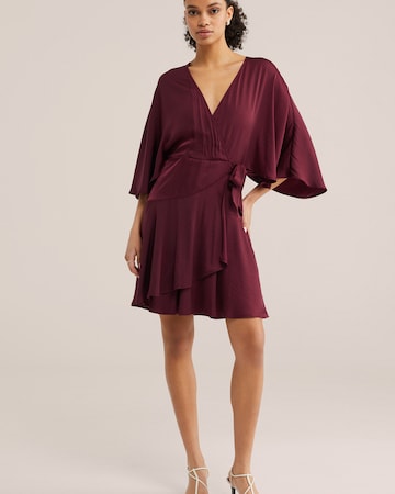 WE Fashion Šaty – červená: přední strana