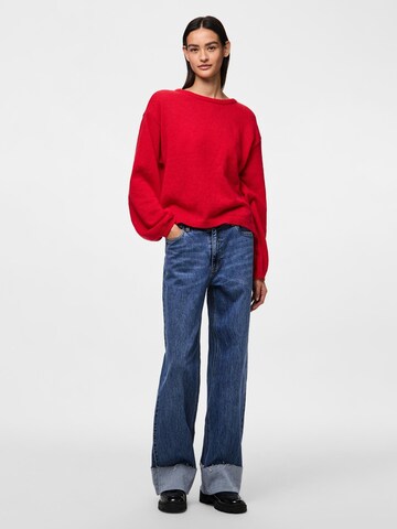 Pull-over 'PCIDA' PIECES en rouge