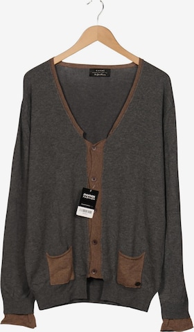 GAUDÌ Strickjacke XXL in Grau: Vorderseite