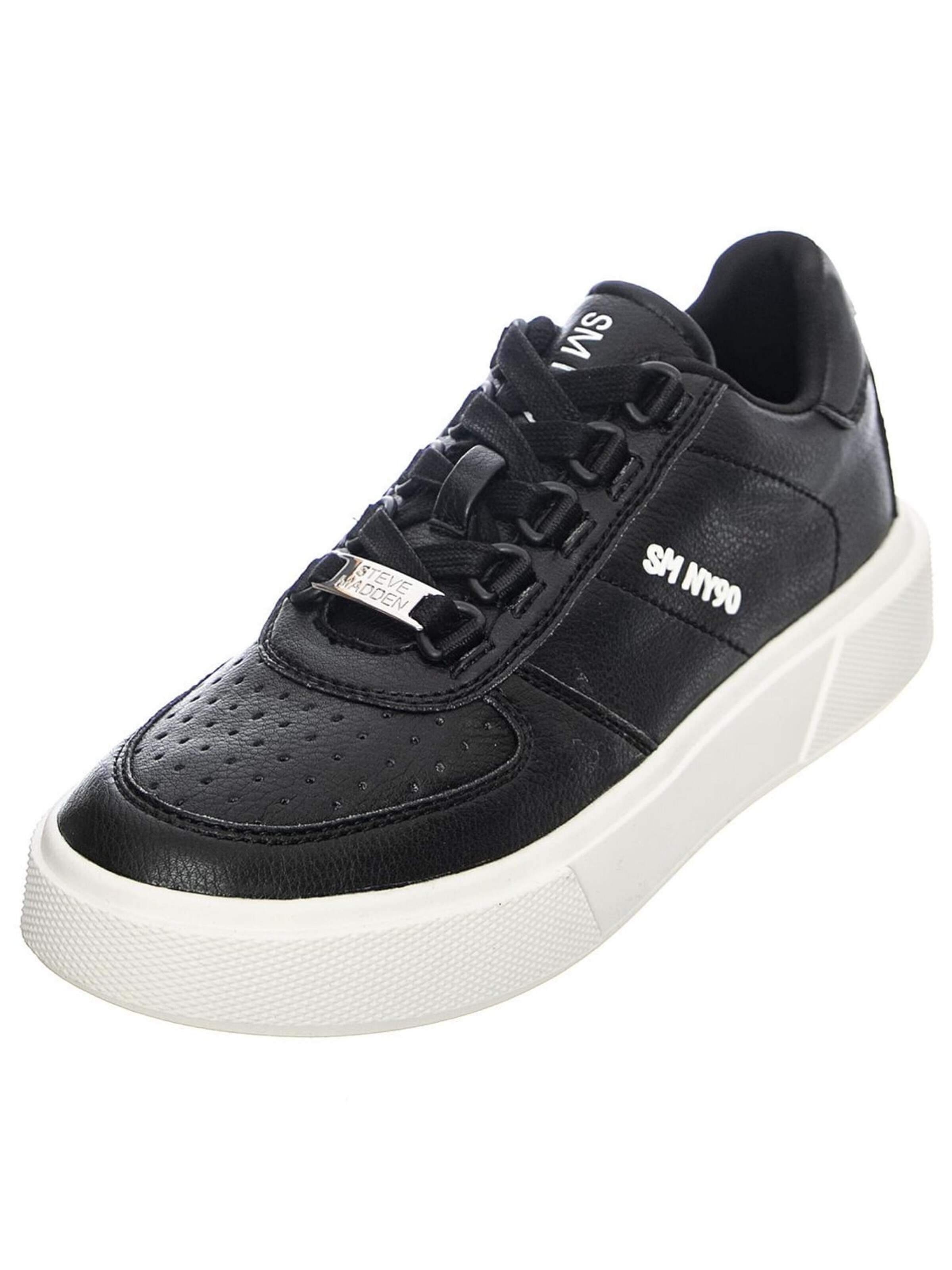 STEVE MADDEN Buty sportowe sznurowane 'Hoopster' w kolorze czarny: przód