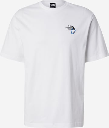 THE NORTH FACE - Camiseta 'Explore Carabiner' en blanco: frente