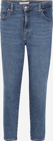 Effilé Jean 'High Waisted Mom' Levi's® Plus en bleu : devant