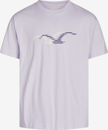 Cleptomanicx Shirt 'Shifiting' in Purple: front