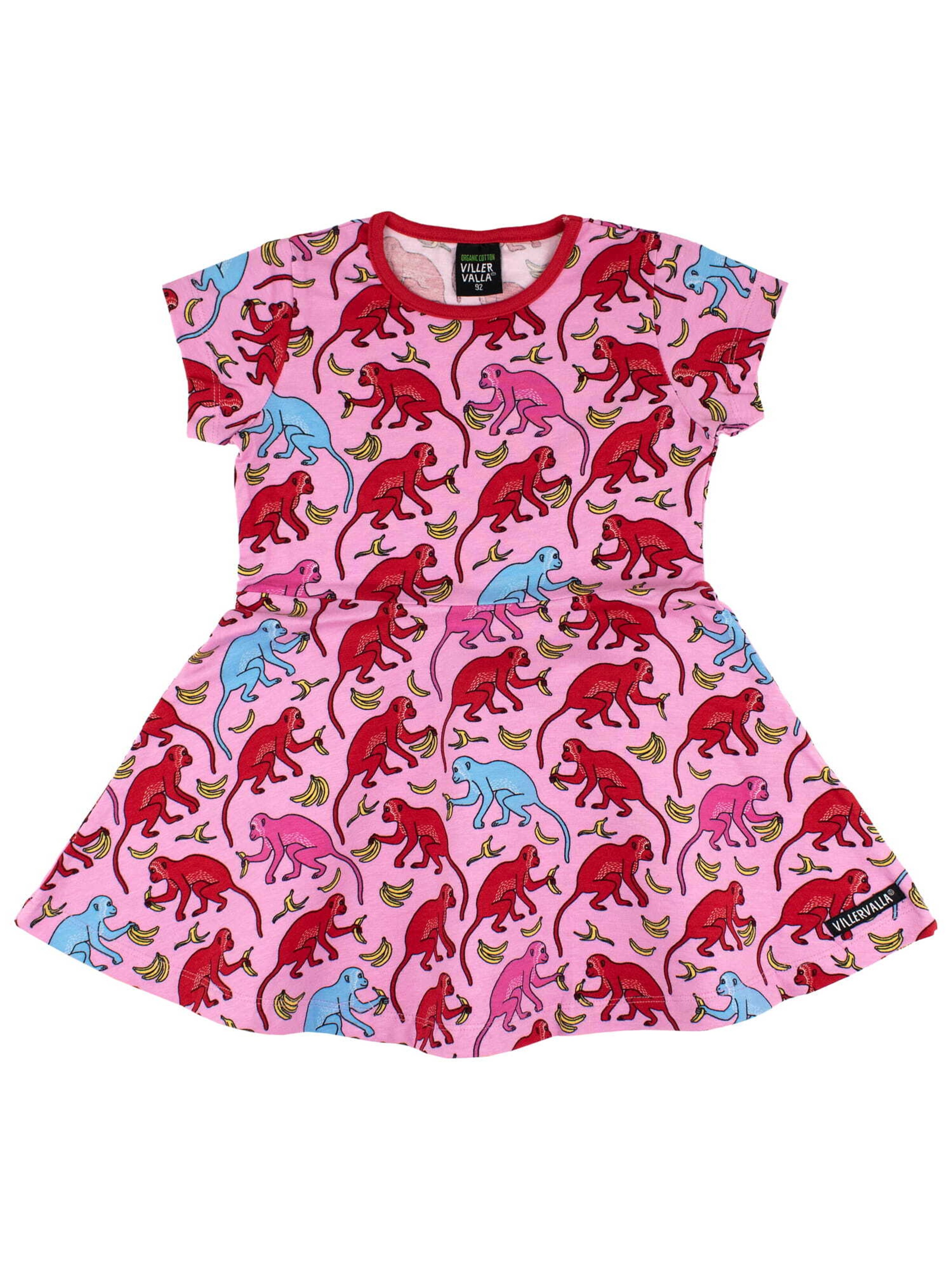 Villervalla Dress in Pink: front