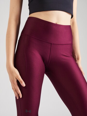 Skinny Pantalon de sport UNDER ARMOUR en rouge