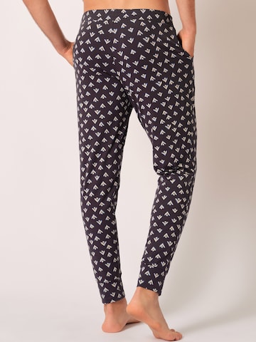 Skiny Loosefit Pyjamabroek in Blauw