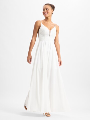 HEY KYLA Abendkleid in Weiß: Vorderseite