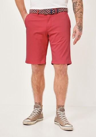 REDPOINT Slim fit Chino Pants 'Surrey' in Red: front