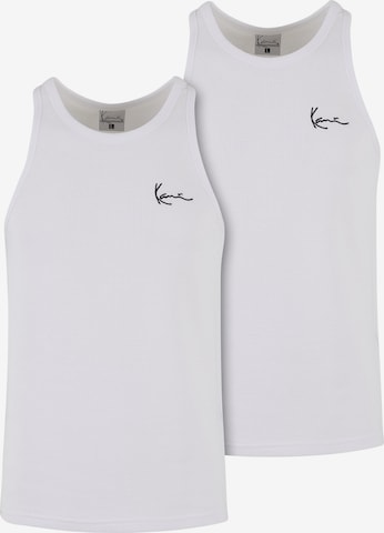 Karl Kani - Camiseta 'Essential' en blanco: frente