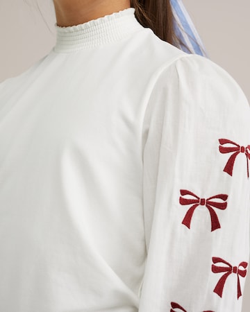 WE Fashion - Camiseta en blanco