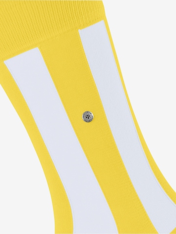 BURLINGTON Socks 'Retro Lines' in Yellow: front