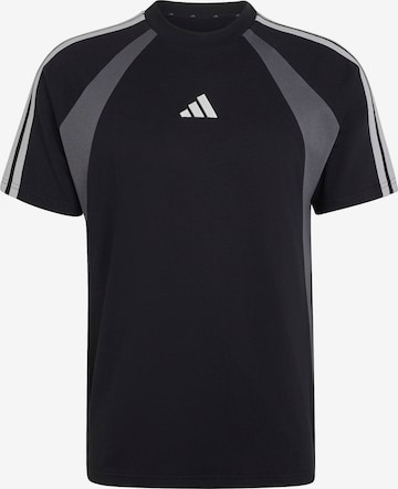 T-Shirt fonctionnel ADIDAS SPORTSWEAR en noir : devant