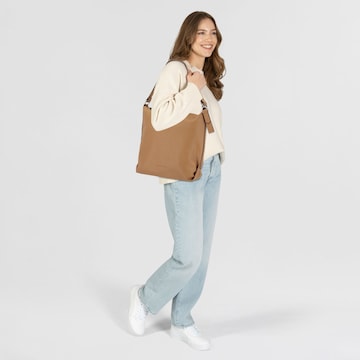 Borsa a spalla 'Olive' di TOM TAILOR in marrone: frontale