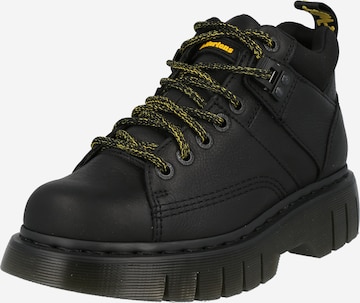 Stivale stringato 'Woodard' di Dr. Martens in nero: frontale