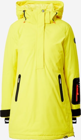 Veste outdoor 'ELDRED' ICEPEAK en jaune : devant