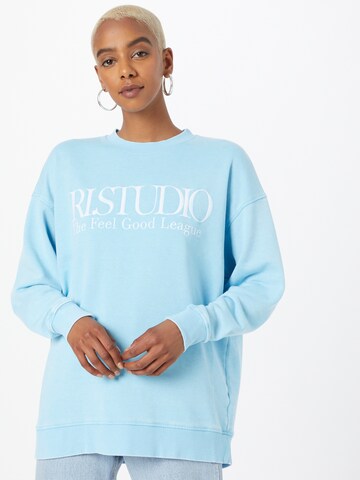 River Island Sweatshirt in Blauw: voorkant